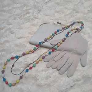 Handmade Colorful Paper Beaded Necklaces